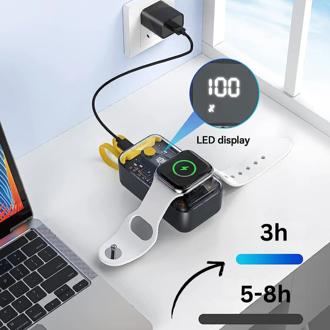 Apple Watch Charger -vier Geräte gleichzeitig Laden